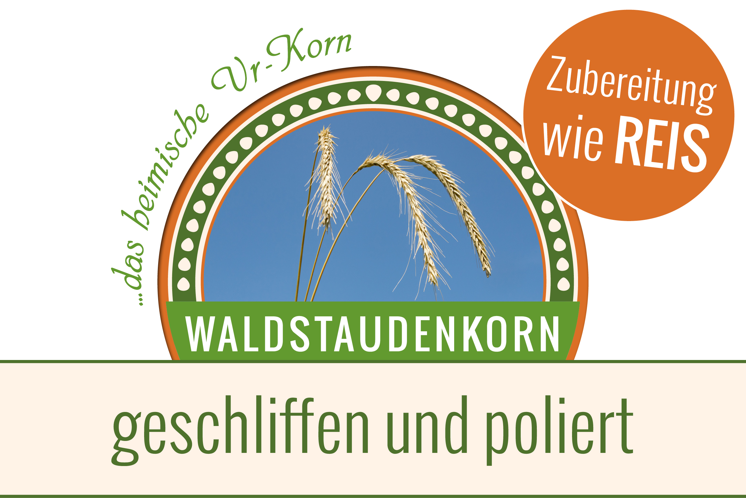Waldstaudenkorn geschliffen & poliert - Zubereitung wie REIS