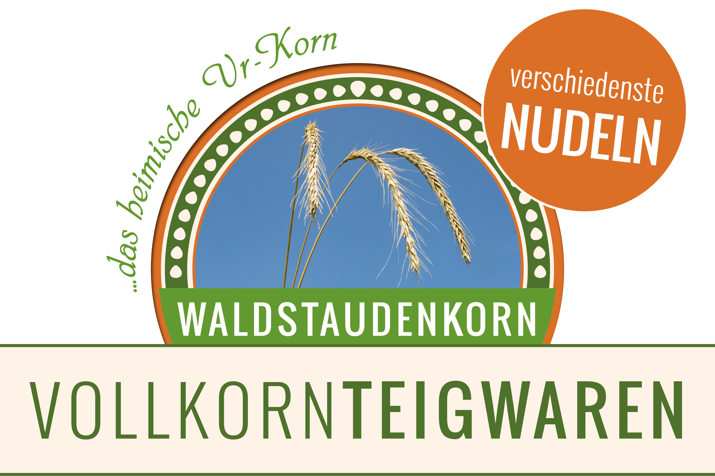 Waldstaudenkorn Vollkornteigwaren - verschiedene Nudeln