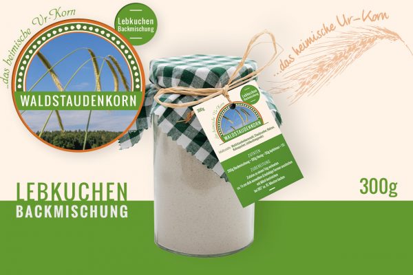 Waldstaudenkorn Lebkuchenbackmischung