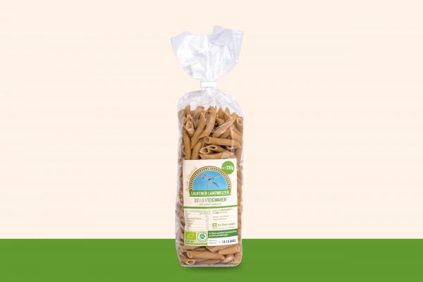 Laufener Landweizen Penne mit Ei