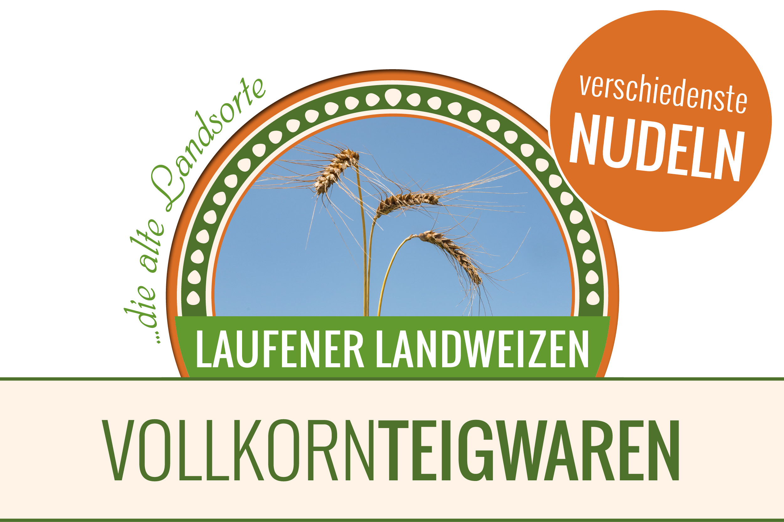 Vollkornteigwaren Laufener Landweizen - Nudeln
