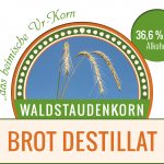 Waldstaudenkorn Brot Destillat