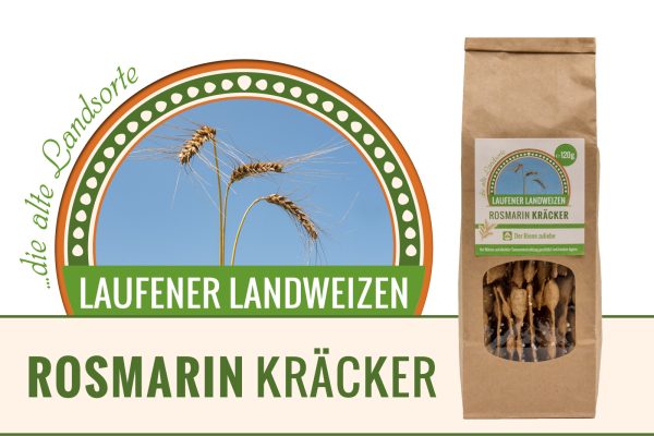 52x120g Laufener Landweizen KRÄCKER - Rosmarin