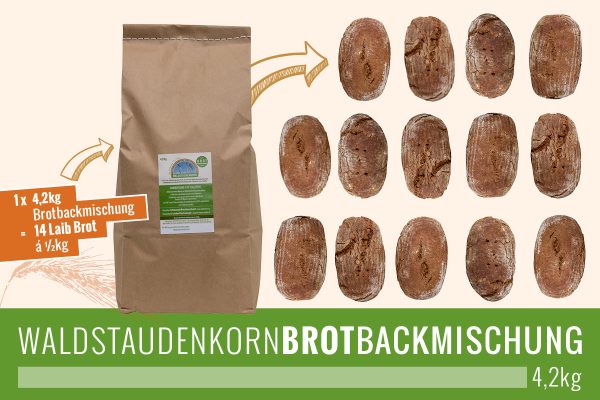 Waldstaudenkorn BROTBACKMISCHUNG - Der Biene zuliebe