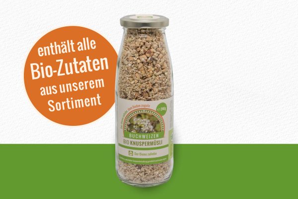 Bio Buchweizen KNUSPERMÜSLI - Der Biene zuliebe