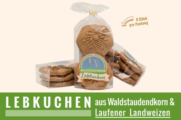 130g Waldstaudenkorn LEBKUCHEN - 6 Stück