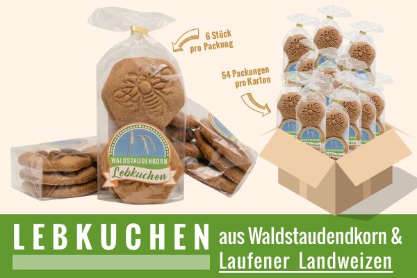 Waldstaudenkorn LEBKUCHEN - Der Biene zuliebe