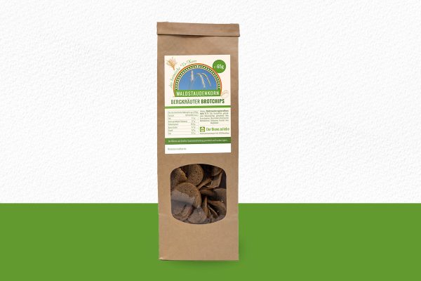 Waldstaudenkorn BROTCHIPS - Der Biene zuliebe
