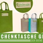 Geschenktasche Der Biene zuliebe (grün)