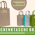 Geschenktasche Der Biene zuliebe (braun)